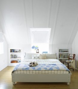 And open and airy approach to your bedroom remodel can blow your guests away.